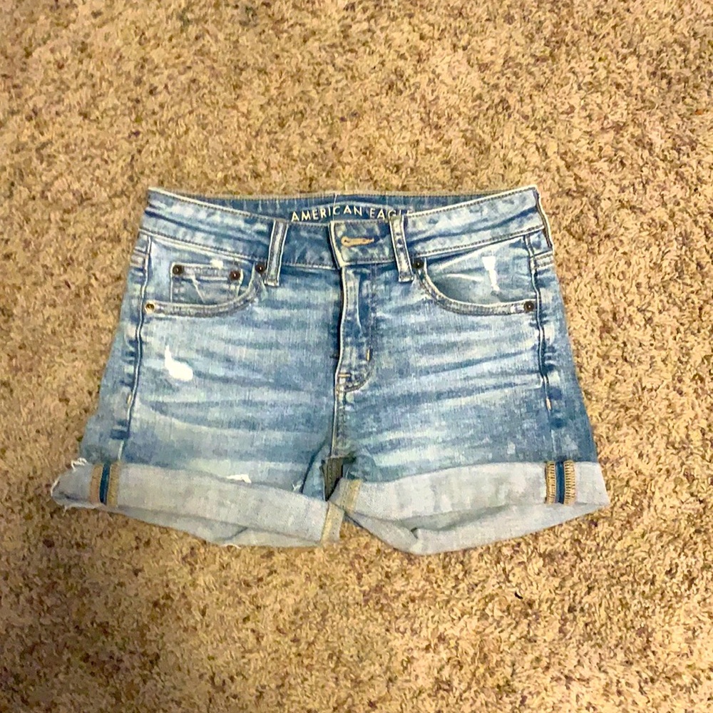 Mid-Rise Jean Shorts
